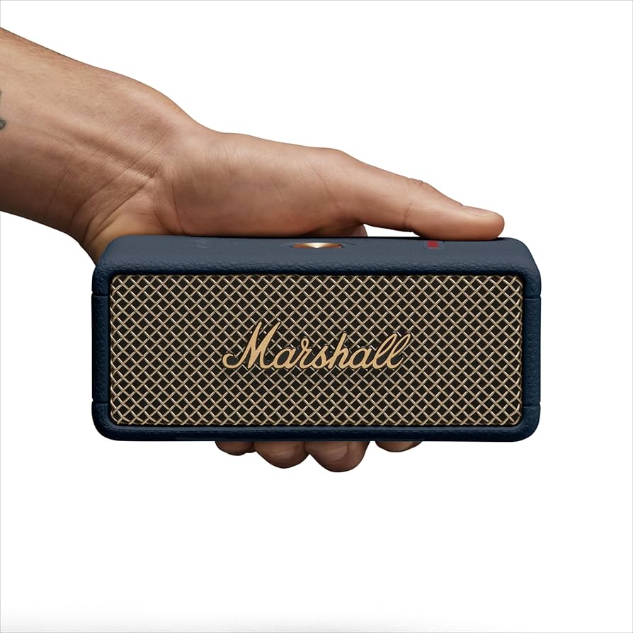 スピーカー・ウーファー Marshall Emberton III Midnight Blue 最大32時間の連続再生可能なパワフルなポータブルスピーカー