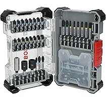 Bosch Set di 50 cacciaviti Pro Impact, 50 pezzi (200 x 107 mm, accessori professionali, cacciavite)