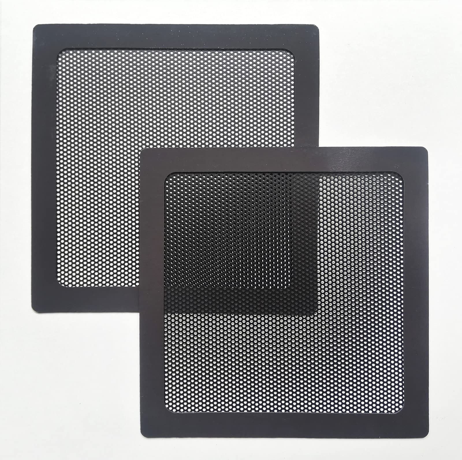120mm Dust Filter for Computer Cooler Fan, Magnetic Frame PC Fan Dust Mesh PC Cooler Filter Dustproof PVC Cover Computer Fan Grills (2pc Pack)