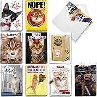 Vista 16 de NobleWorks - Juego de 20 divertidas tarjetas de felicitación de cumpleaños con sobres (4.63 x 6.75 pulgadas) paquete variado de humor para adultos