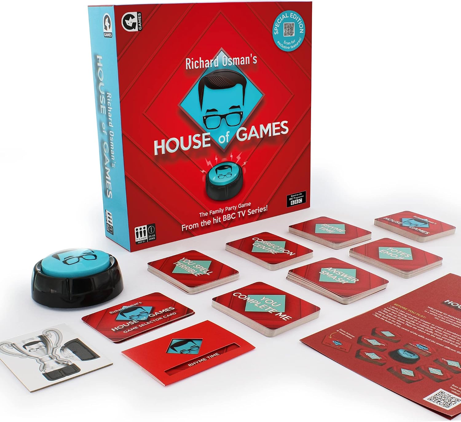 Ginger Fox Official Richard Osman's House Of Games Game Special Edition, Multicoloured