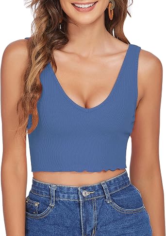 Gym Running Workout Cropped Tank Top 