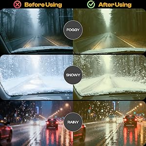 SODQW Night Driving Glasses for Women Men Polarized Anti Glare Night Vison Glasses for Nighttime Driving UV400 Yellow Lens