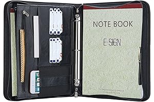 IVESIGN Padfolio Binder: The Ultimate Left-Handed Document Organizer