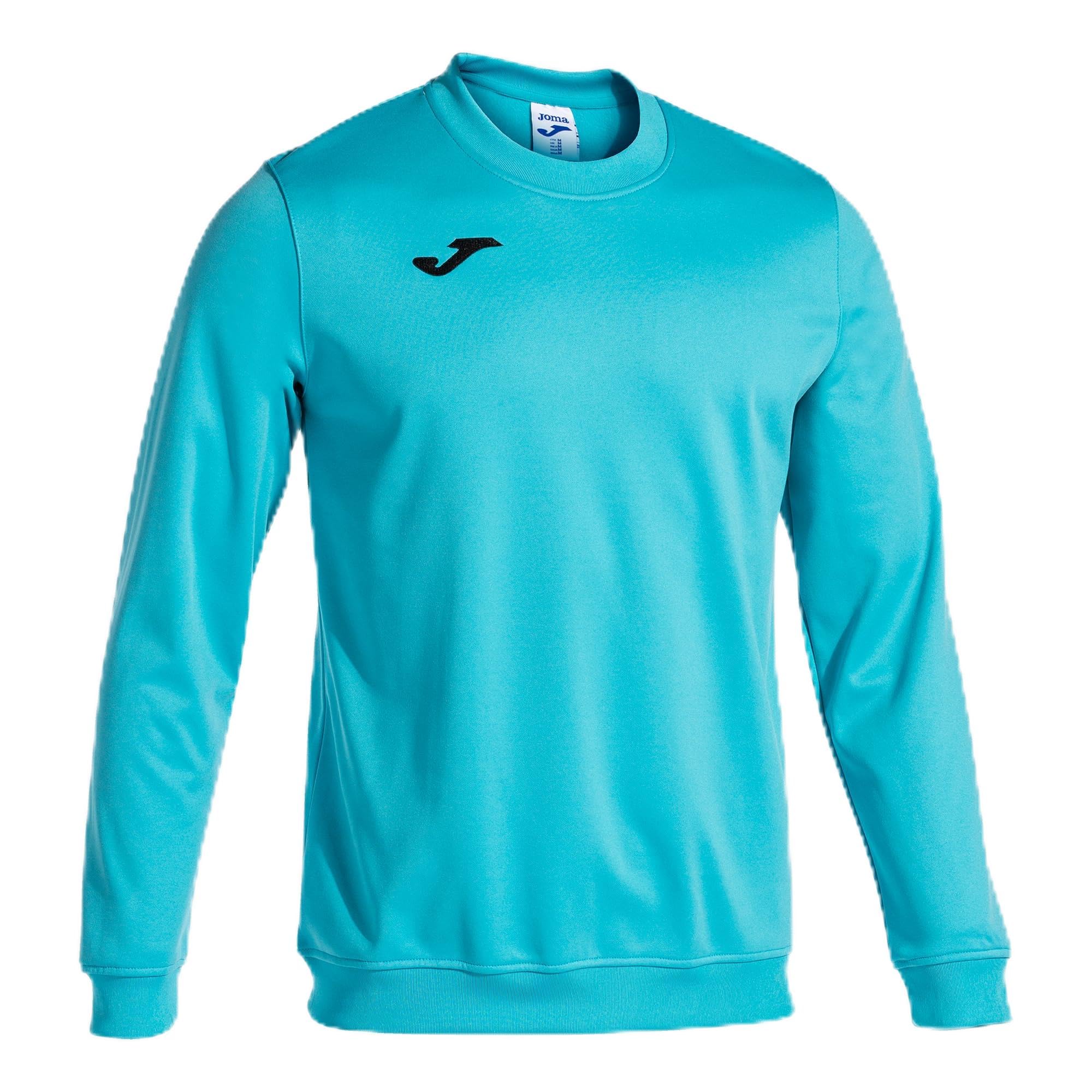 Joma Cairo Sweatshirt, Turquesa FLÚOR, XL Men's