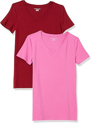 Vista 458 de Yaxa Essentials Women's Regular-Fit Short-Sleeve Crewneck T-Shirt