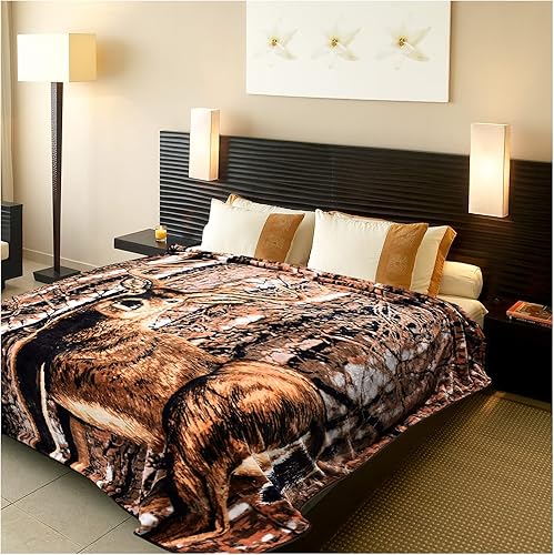 Manta con diseño de lobo, 3.5 libras, ultra suave, de felpa, cálida