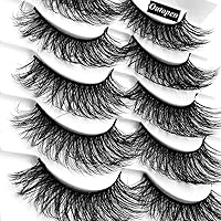 Vista 7 de outopen Pestañas postizas de visón 3D, pestañas postizas naturales y finas, 0.59 pulgadas, pestañas largas y esponjosas, herramientas de maquillaje