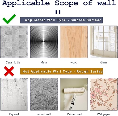 Miniatura 6 de 2 soportes de barra de cortina sin taladro, soportes para barra de cortina, autoadhesivos, ganchos de barra de cortina ajustables sin clavos, sin