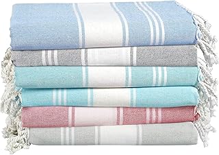 12 Lake House Bathroom Ideas for Breezy Relaxed Coastal Living 24 LANE LINEN Beach Towels 6 Pack, Oversized Beach Towel, Lightweight Beach...