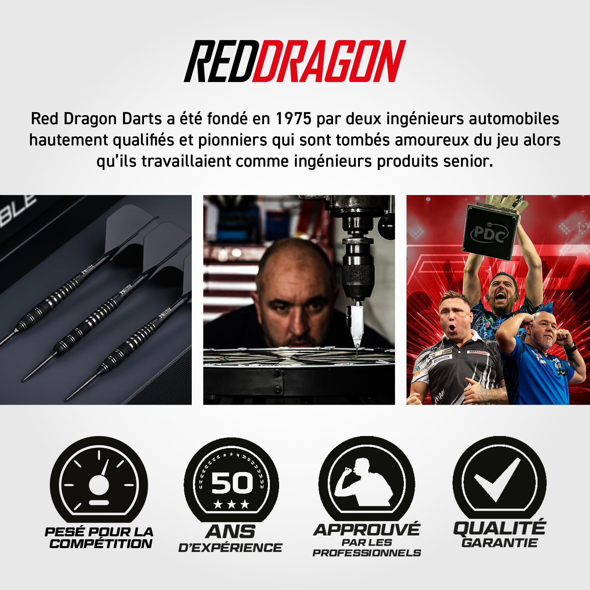 RED DRAGON Fléchettes – Sable Series | Switch Points Powered by Winmau | Jeu de fléchettes en acier 90 % tungstène | Parallèle, Torpedo & Bomb Barrel | Fléchettes Proi avec pointe en métal | 21 g, 22