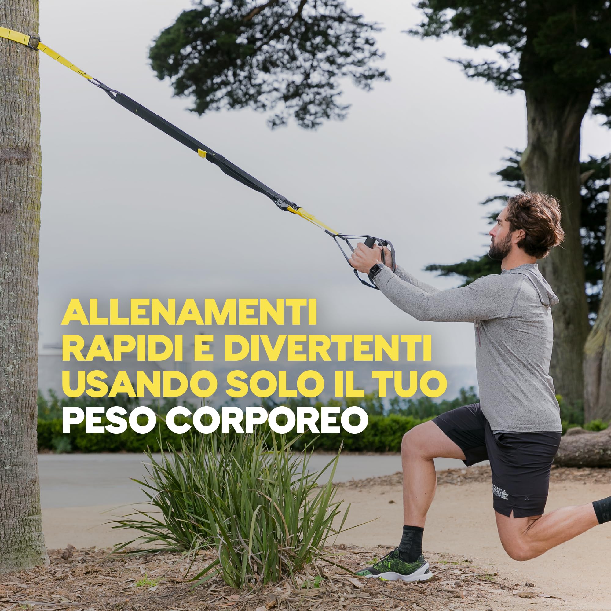 TRX All-in-One - Schlingentrainer - Extrem vielseitiges Fitnesssystem für zuhause - mit Zugang zum Training Club