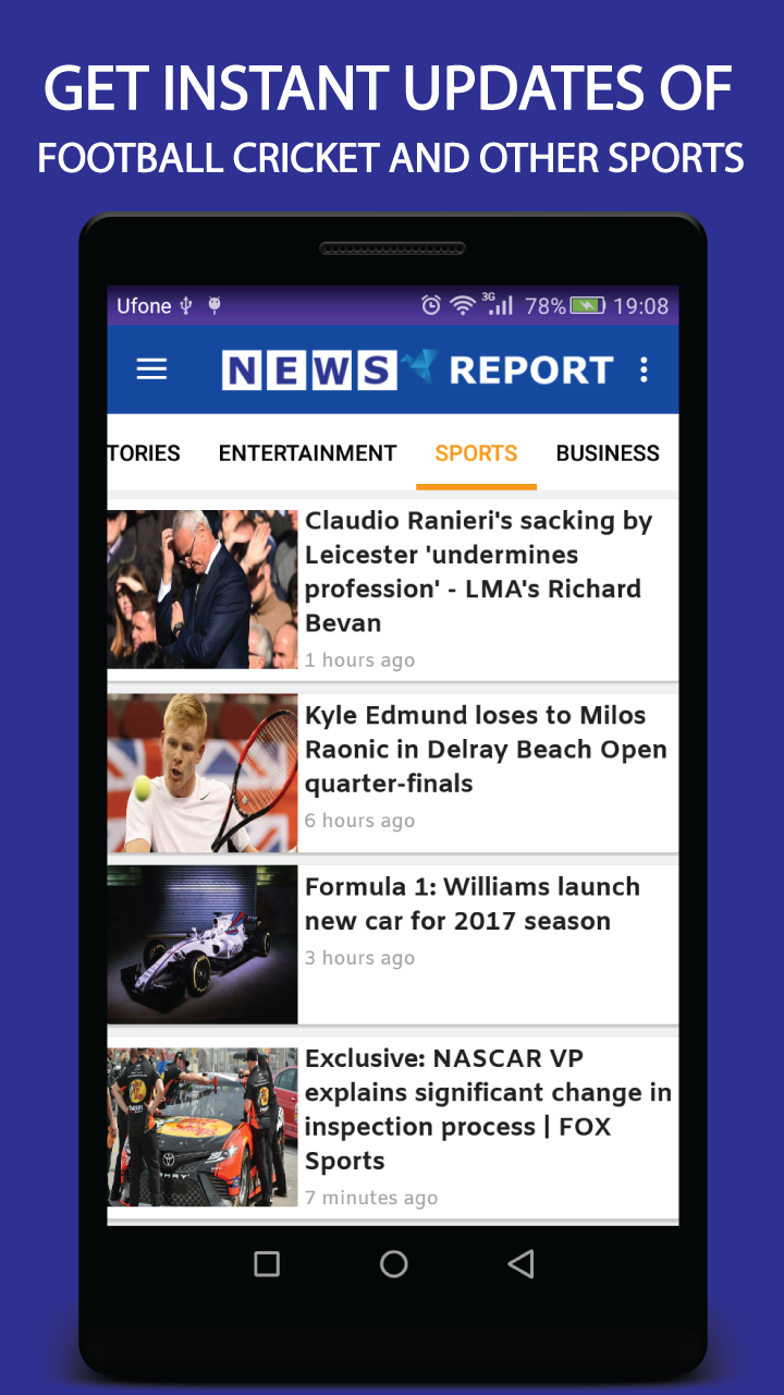News Report: Breaking US & World News - App on the Amazon Appstore