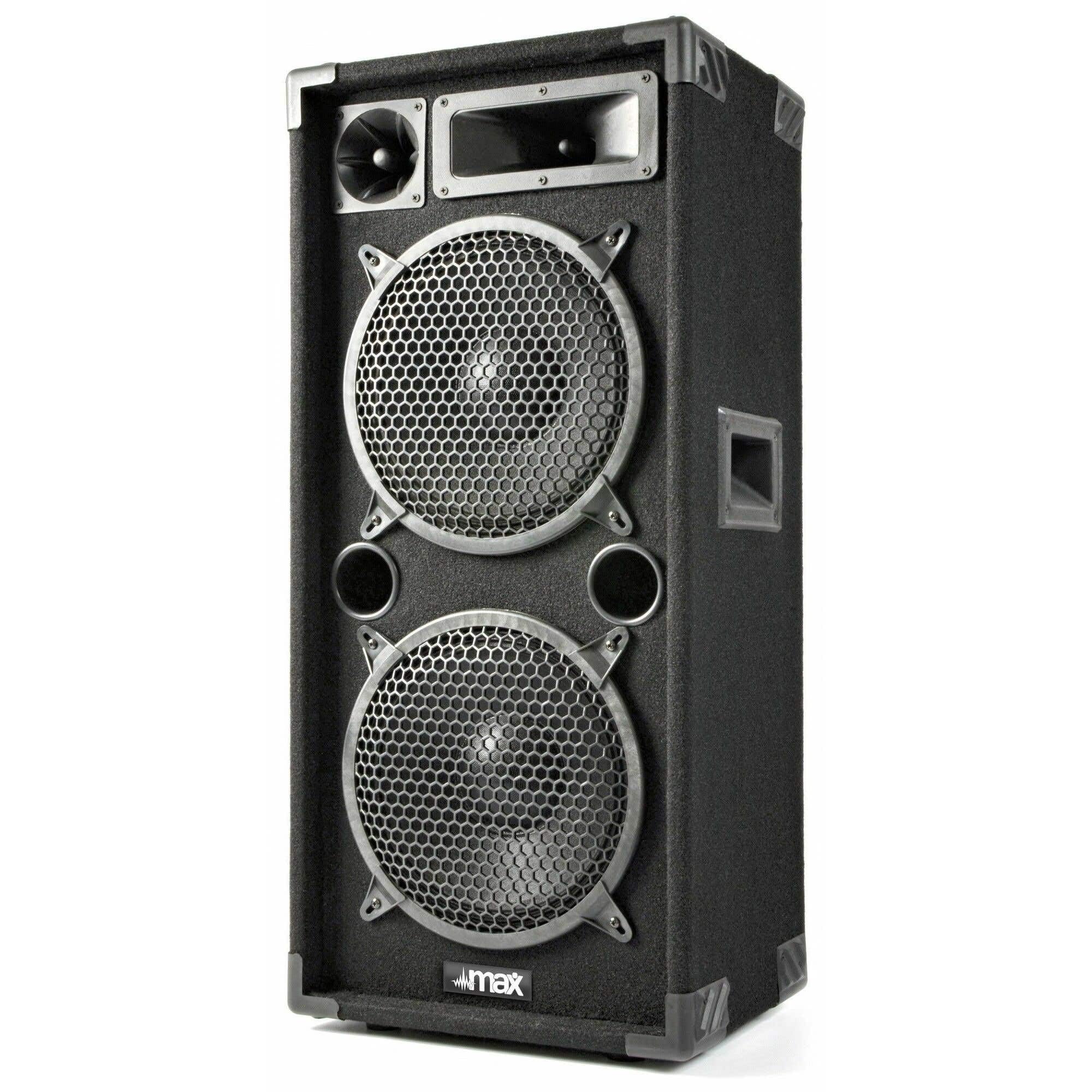 MAX210 Kit Sono DJ et Amplificateur Bluetooth 2000W - Un Kit Sono Complet pour Débuter et Animer Vos Soirées