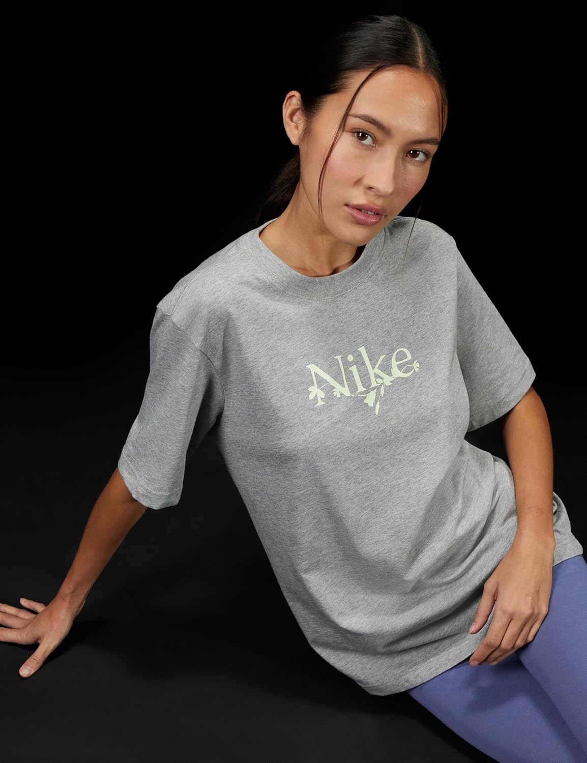 Nike Womens Sportswear Club Essentials T-Shirt (Nike Vine) - Image 2