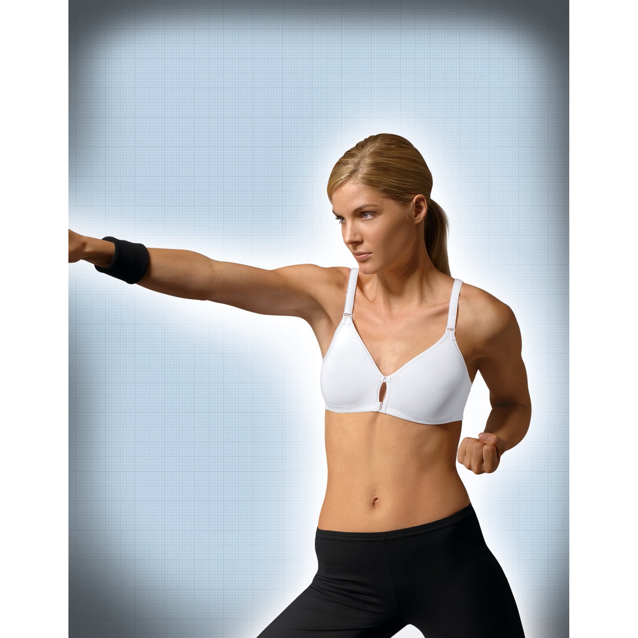 Triumph Damski Triaction Fitness F, Racerback Sports Broda, WHITE, 2D
