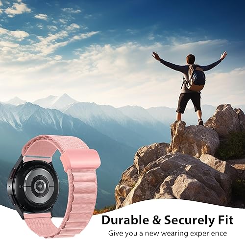 Miniatura 5 de 20mm 22mm Watch Bands, Alpine Loop Nylon Strap with Adjustable Magnetic Buckle, Quick Release Smartwatch Bands Replacement for Men Women