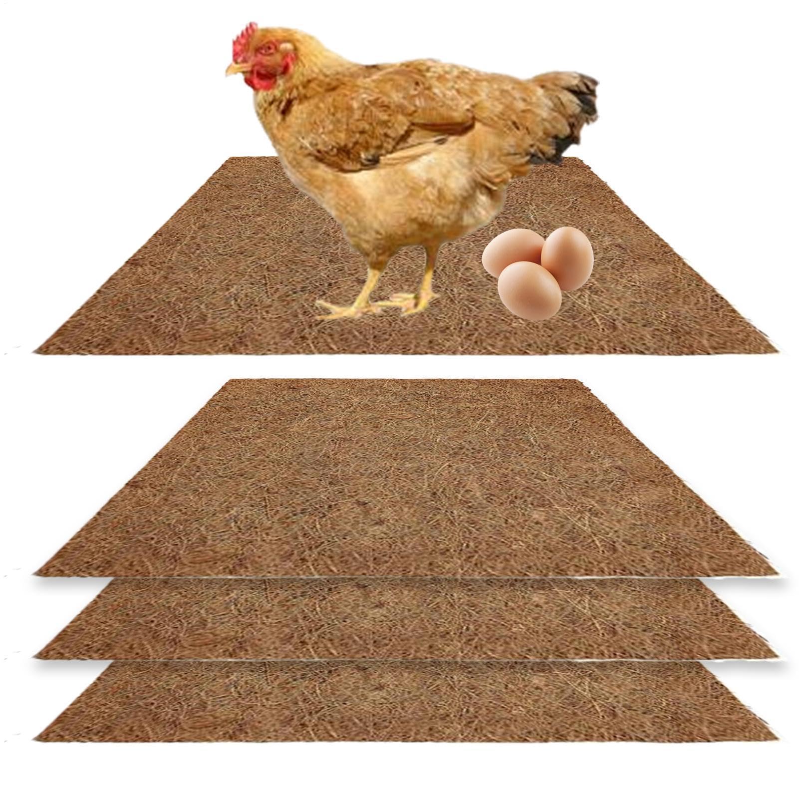 Tapis de pondoir pour poules réutilisables pour éviter les œufs cassés dans le nid