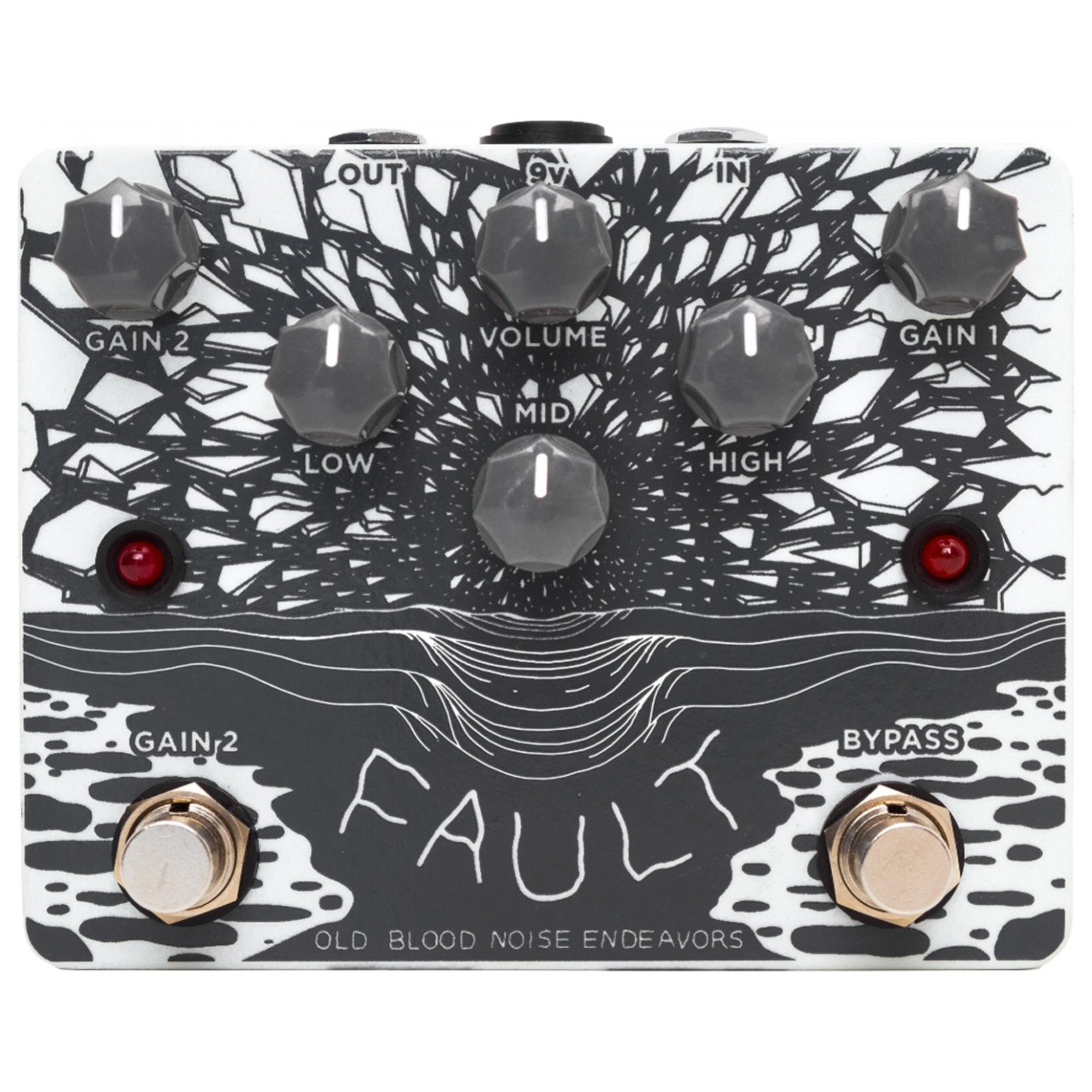 Old Blood Noise The Fault Overdrive Distortion Effects Pedal