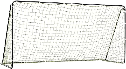 Franklin Sports Competition Soccer Goals - Backyard Portable Steel Soccer Goals - Adult + Youth Soccer Goal with Net + Ground Stakes Included - Multiple Sizes + Colors