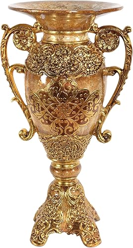 Medici - Jarrón decorativo alto, decoración caprichosa del hogar, 10.82 x 23.42 pulgadas