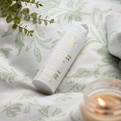 Miniatura 4 de Salt Cellar Spa Dead Sea Crema corporal de magnesio Hidratante, calmante y nutritiva con manteca de karité, aceite de coco y vitamina E Vegana,