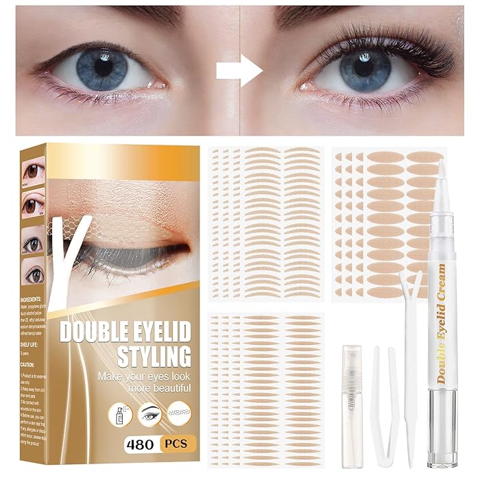 Buy Eyelid Tape, Eyelid Lifter Strips, Invisible Waterproof Double