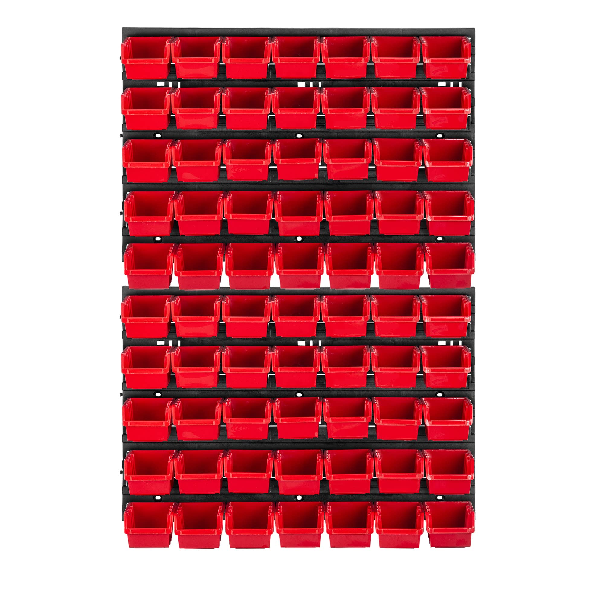 KADAX Regał ścienny warsztatowy, 58 x 78 cm, system magazynowy z wytrzymałego tworzywa sztucznego, odporny na promieniowanie UV, regał warsztatowy, rozszerzalne płyty ścienne, regał do garażu