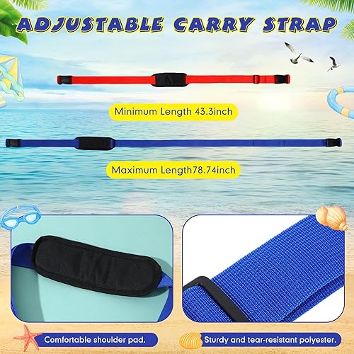 Miniatura 9 de 5 correas de transporte para silla plegable de playa, correas ajustables para silla de playa, correas de transporte para silla plegable, paraguas,