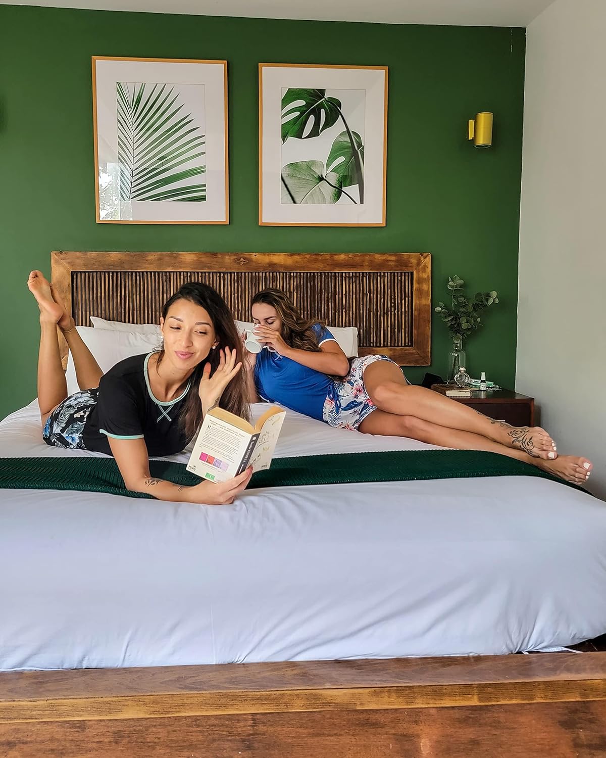 Ekouaer Women Pajama Set Casual Short Set - Image 3