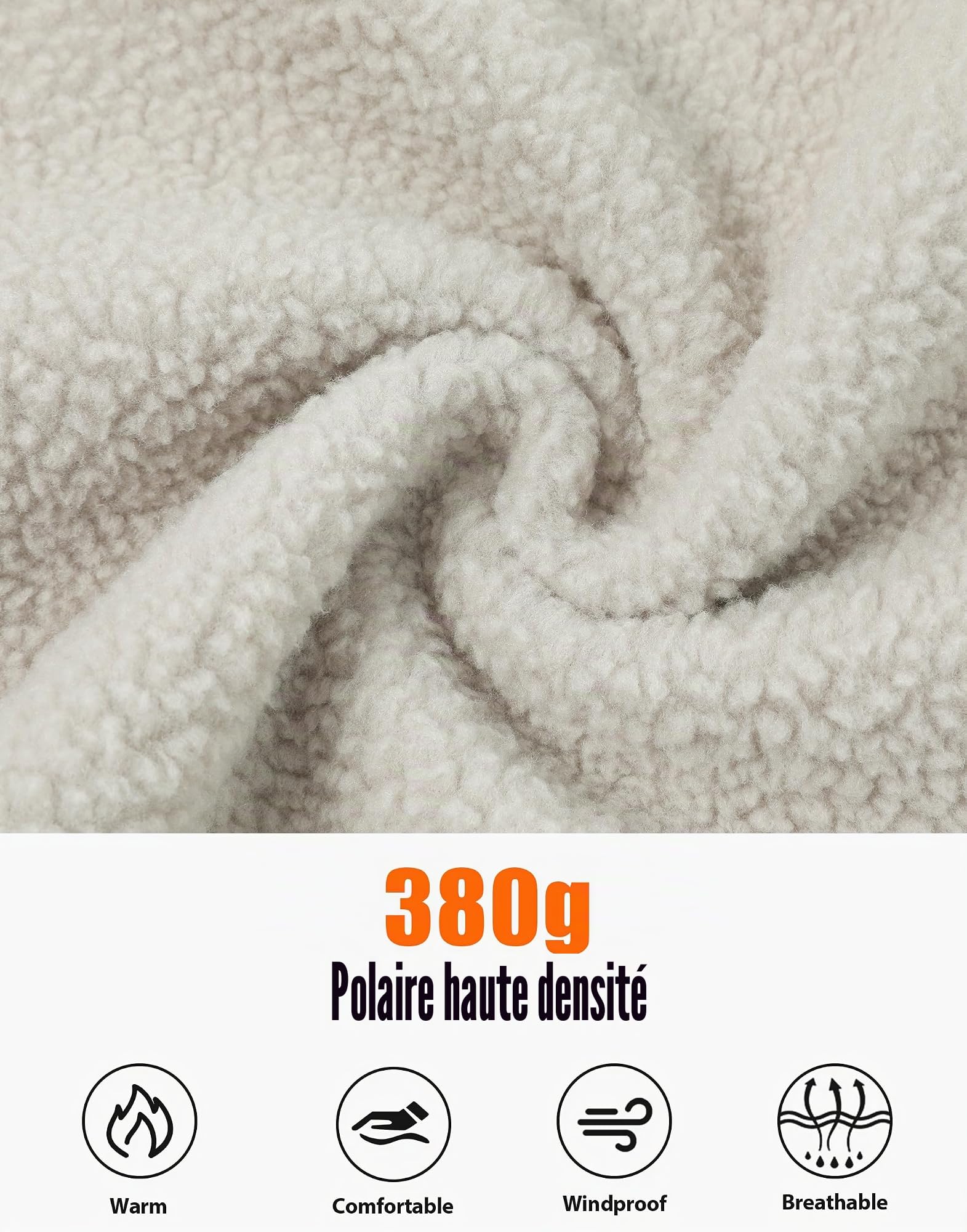 Pioneer Camp Gilet polaire sans manches pour femme - Gilet en fourrure de peluche super chaud avec col montant et fermeture éclair pour l'automne, la randonnée, le ski