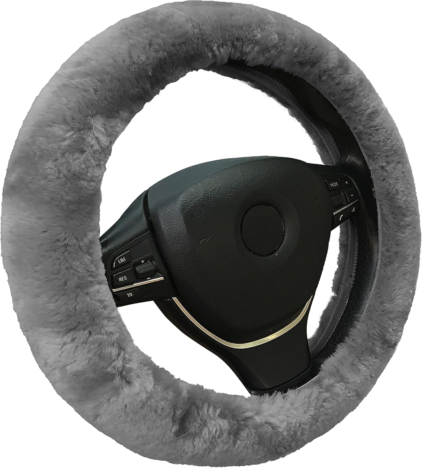 Andalus Brands Australian Sheepskin Steering Wheel Cover