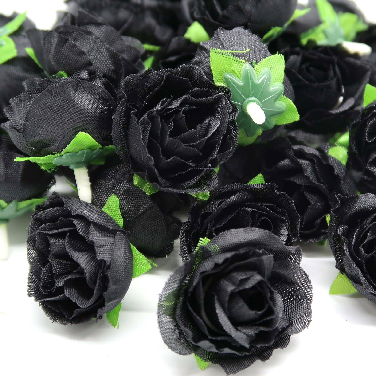 Kalttoy 200Pcs Artificial Rose Flower Head 1.18Inch Small Rose Buds for Wedding Bouquets Floral Arrangements Home Decoration Home Decoration Flower