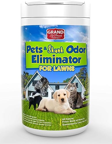 Earth Care Absorbedor de olores y neutralizador para césped, patios, terrazas, paisajismo. Elimina el olor a orina, heces, amoníaco, descomposición,