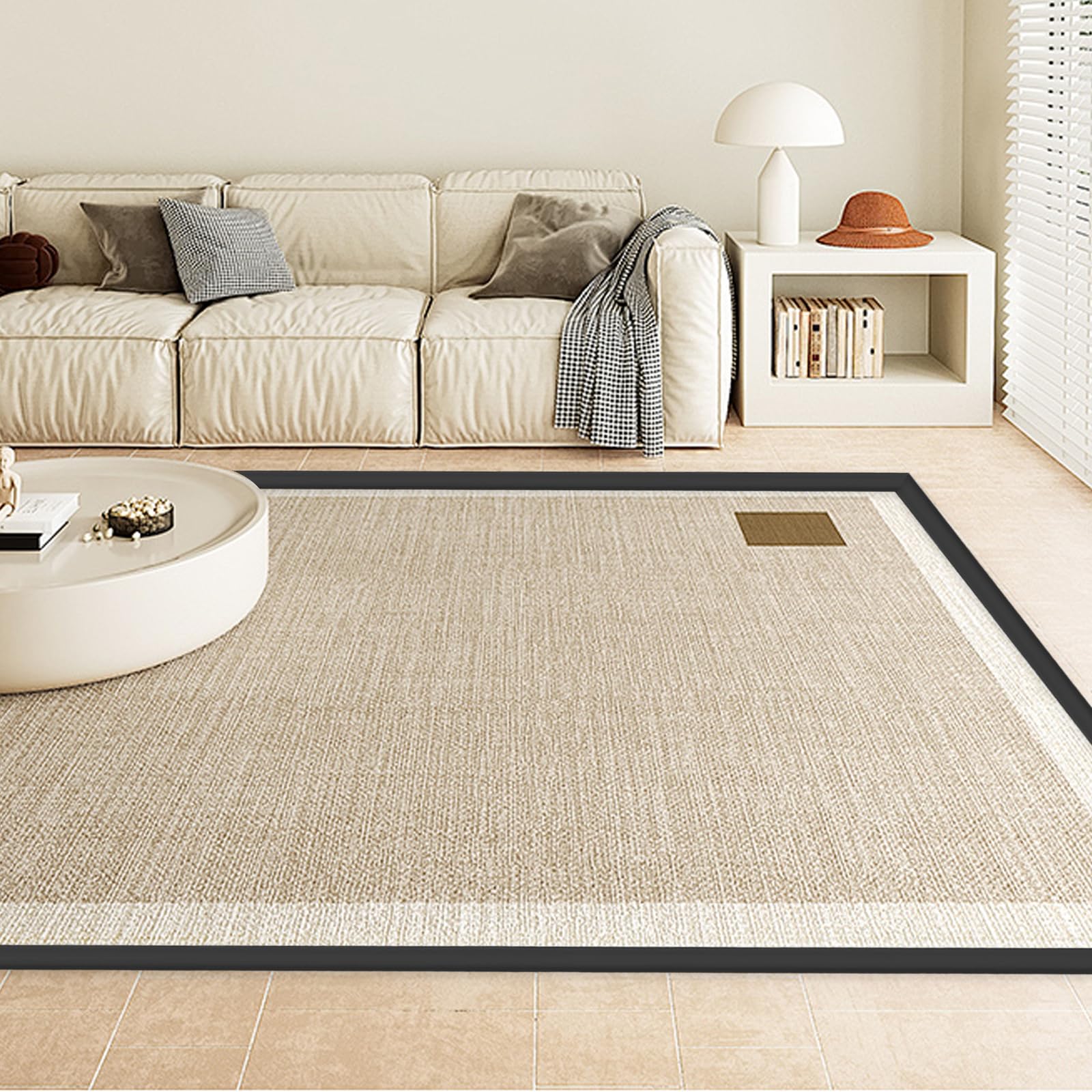 Bande de bord autocollante en PVC pour tapis, bandes de transition pour sols, tapis et sol en bois, noir (10 m)