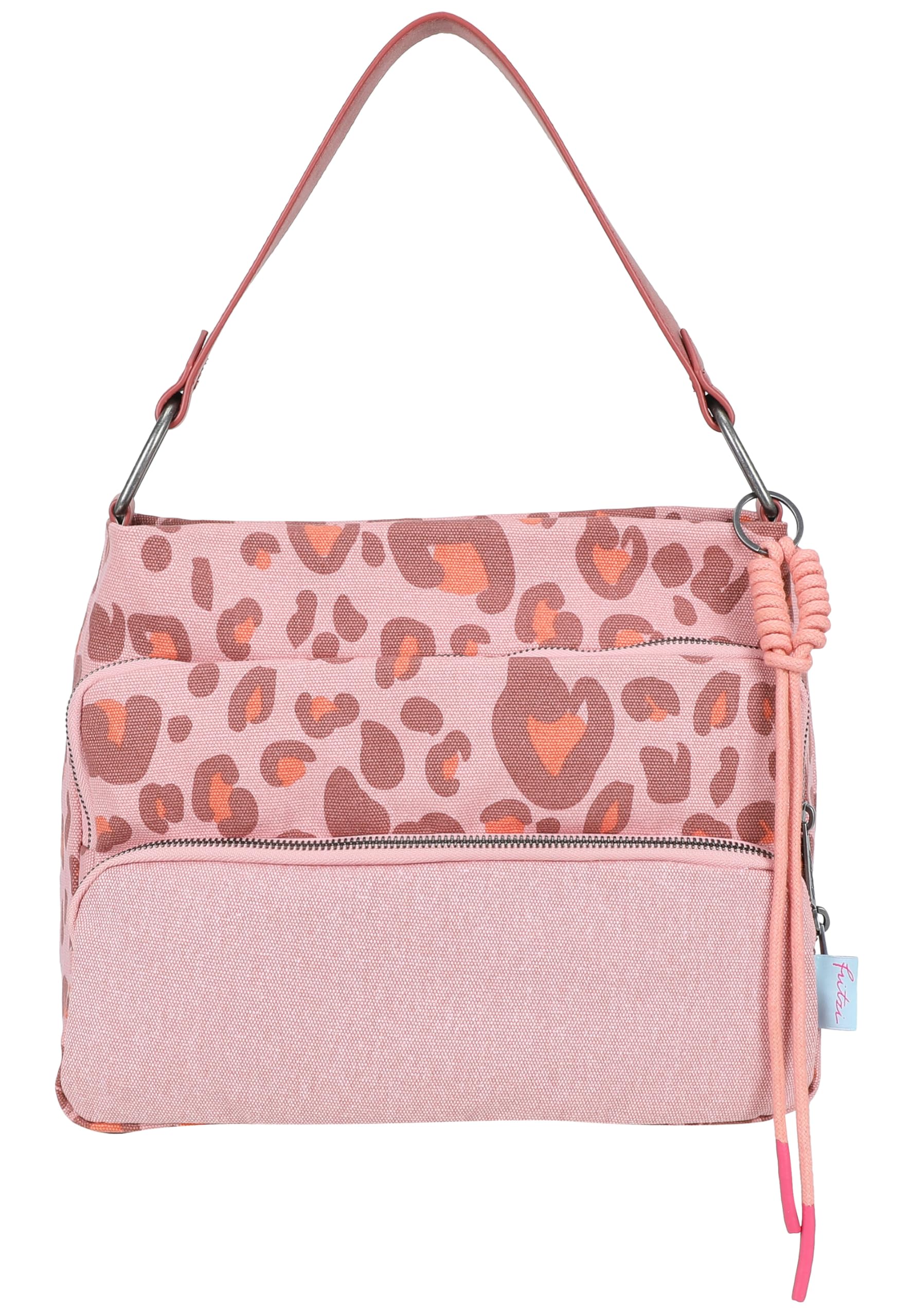 Fritzi aus Preußen shoulder bag Donny Hobo Bag Canvas Leo Brick rose