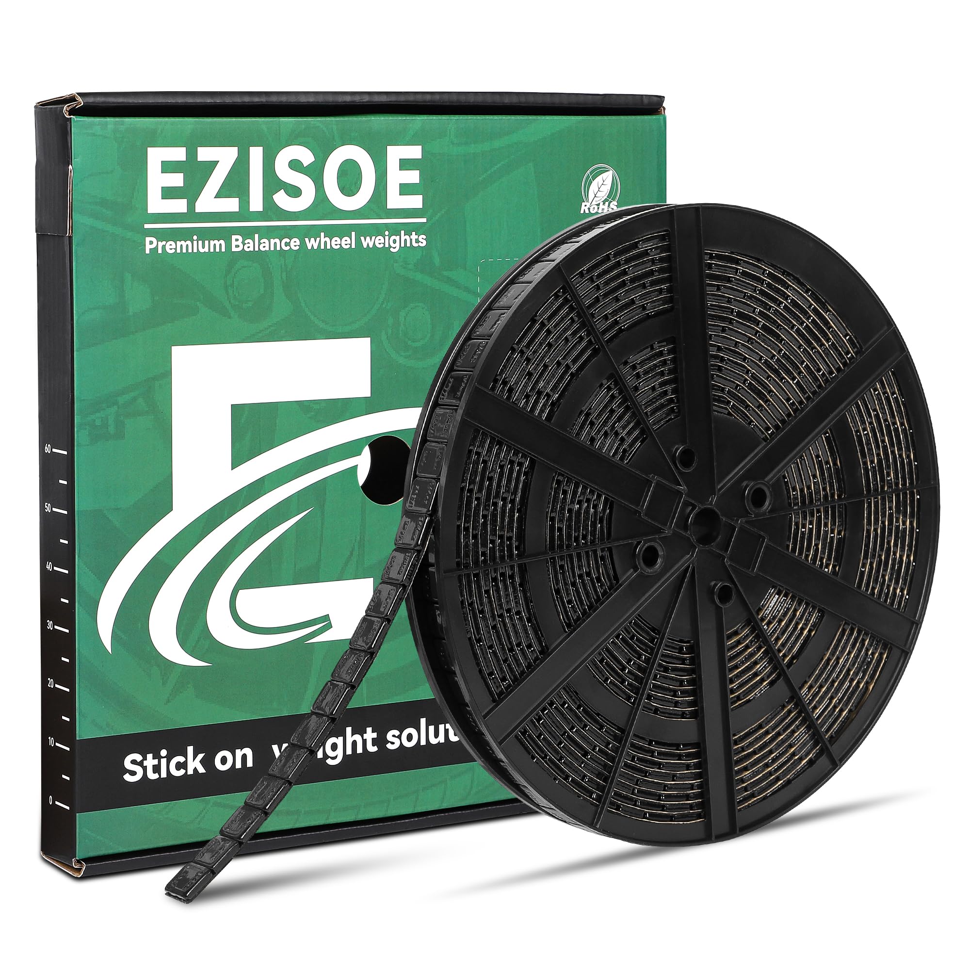 EZISOE Black 715pcs Adhesive Wheel Weights