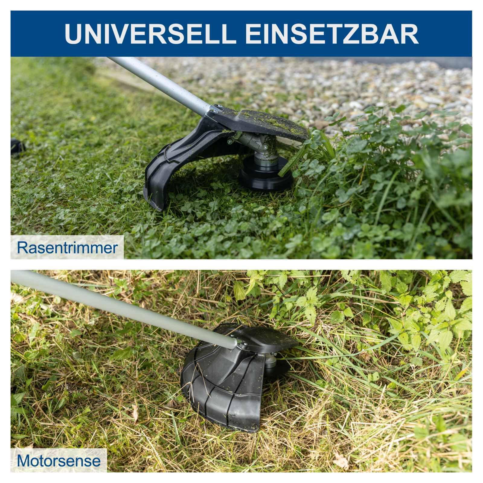 Scheppach Desbrozadora con batería BC-BCH380/40-X, ancho de corte de 380/255 mm, bobina de hilo de 4 m con punta automática, serie IXES de 20 V, sin batería ni cargador