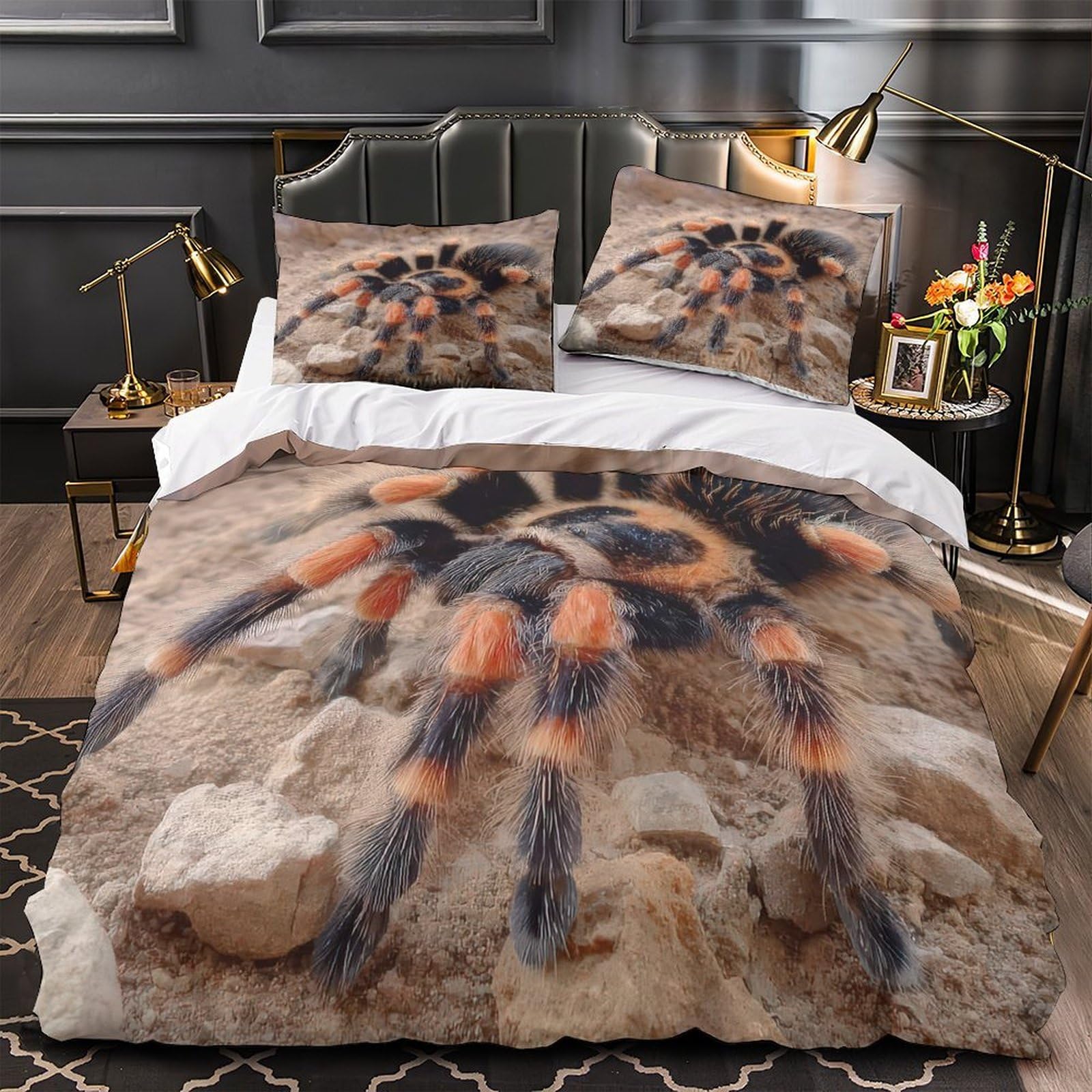 Housse de couette chat surfeur 3D pour une chambre moderne et originale