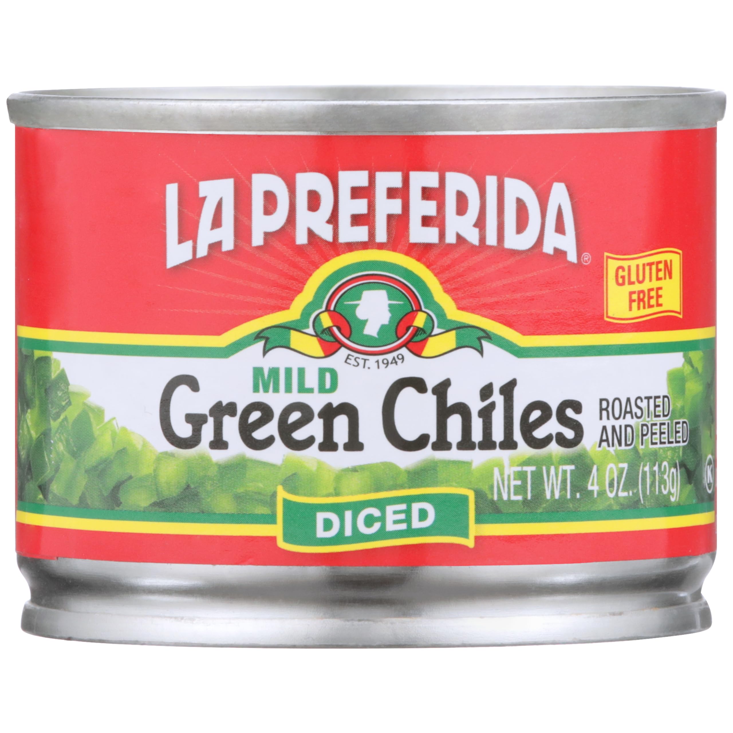 La Preferida Chillies Green Diced, 7 oz