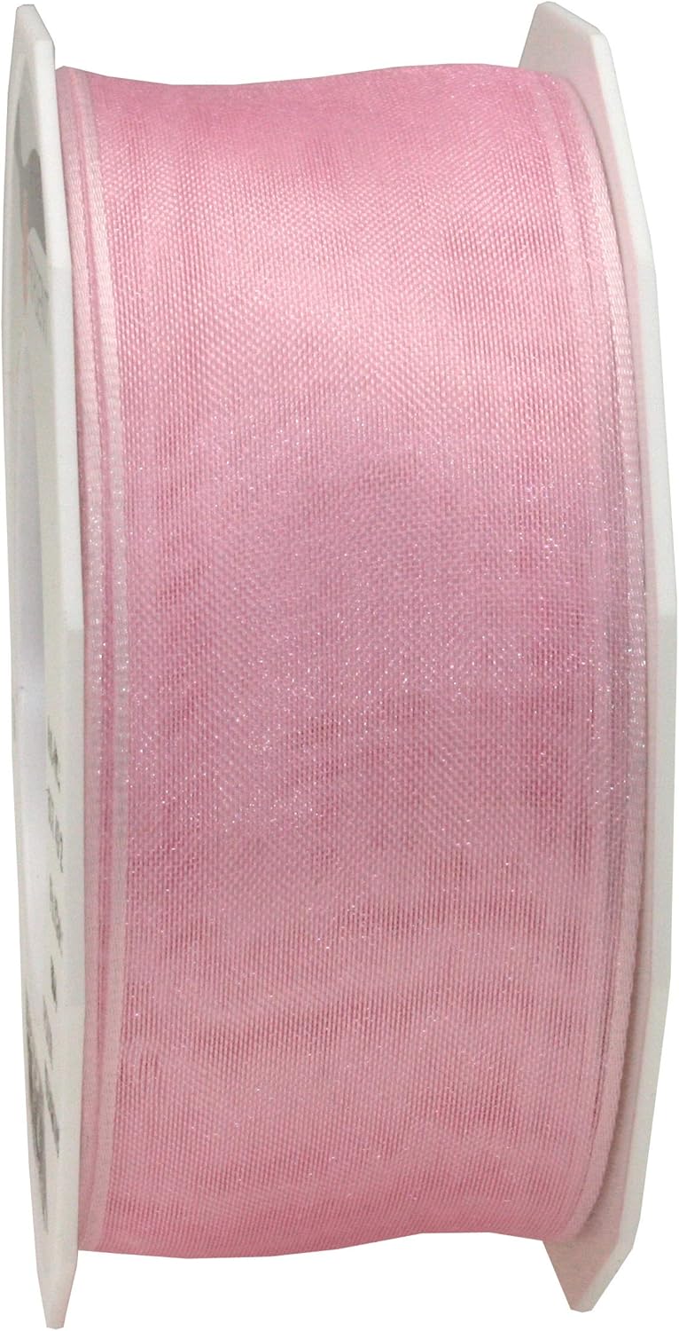 FOUR SEASONS Organza Ribbon, Bordeaux, 60 mm-25 m