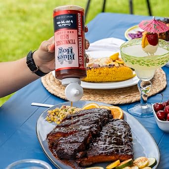 Blues Hog Gluten Free Tennessee Red BBQ Sauce, Tangy Vinegar & Pepper, 23oz