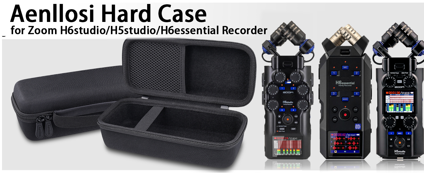 Amazon.com: Aenllosi Hard Case for Zoom H6studio/H5studio