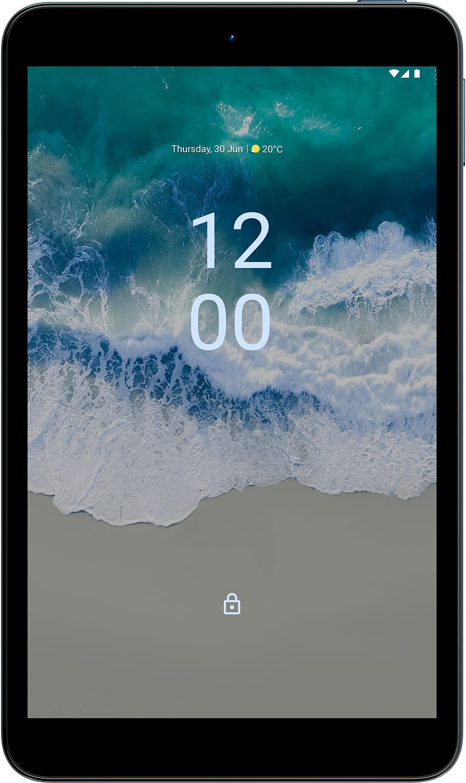 T10 Android 12 Wifi Tablet with 8” HD display, 3GB/32GB Storage, 8MP rear and 2MP front camera, Dual Speakers with OZO Playback, 2 years OS/ 3 years security updates – Ocean Blue