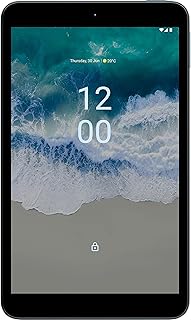 Nokia Tablette T10 Android 12 4G avec écran HD de 8 pouces, 3 Go/32 Go de stockage, caméra arrière 8 MP et caméra frontale 2 MP, deux haut-parleurs avec lecture OZO, mises à jour du système
