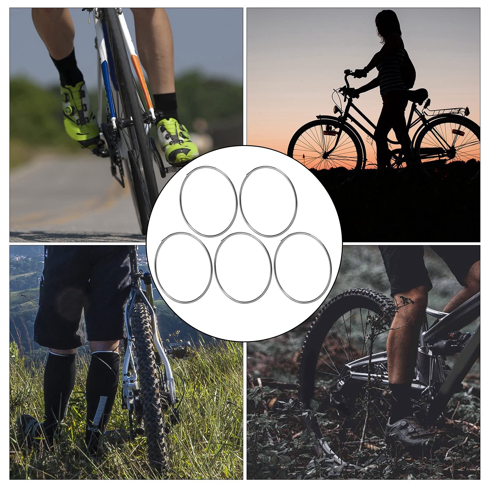 Molla per Nottolino Ruota Libera Bici, 5 Pezzi/Set Molla per Nottolino Ruota Libera Bici in Acciaio Inox Molla Base Torre Senza Gancio per Fulcro F0 / F1 / F3 / F5 / XL/KT Cassette Hub Driver
