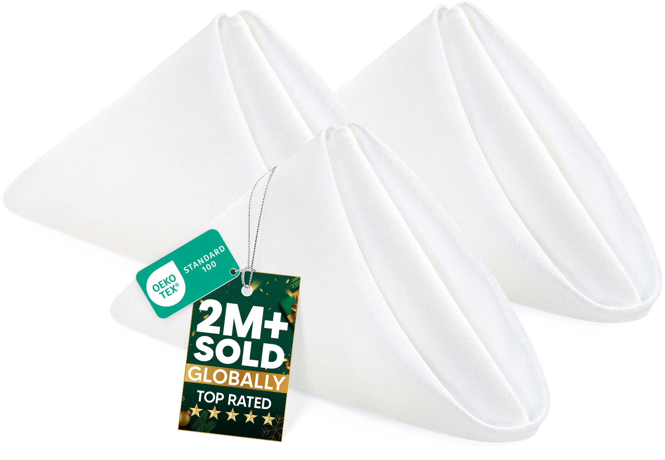 Utopia Home Grey Cloth Napkins (12 Pack, 17x17 Inches), Ideal Dinner Napkins for Party, Wedding and Lunch/Dinner