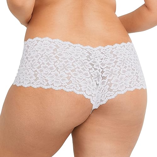 Miniatura 4 de Maidenform Paquete de bragas atrevidas, pantalones cortos de encaje sexy imprescindibles para mujer, paquete de 3