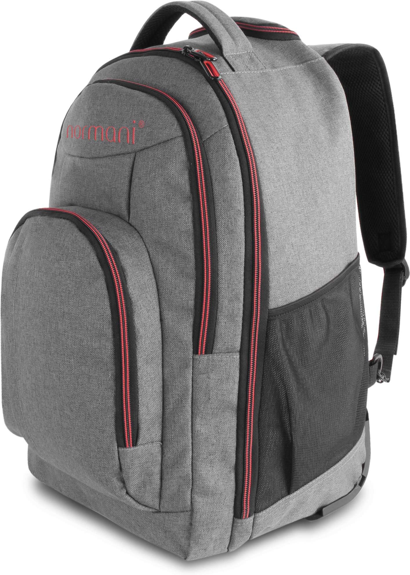 normani Trolley-Rucksack Schulrucksack | Rucksack mit Rollen und Trolleygriff | Handgepäck 30 L
