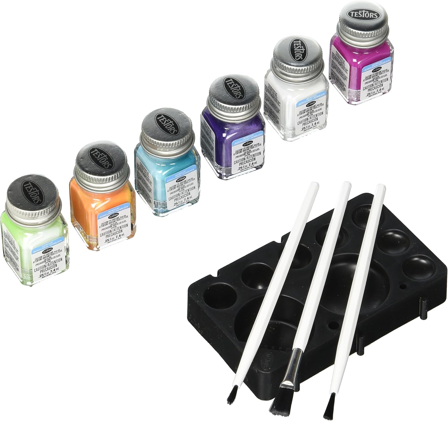 TESTOR CORPORATION Fun Colors Acrylic Paint Set, Multicolor